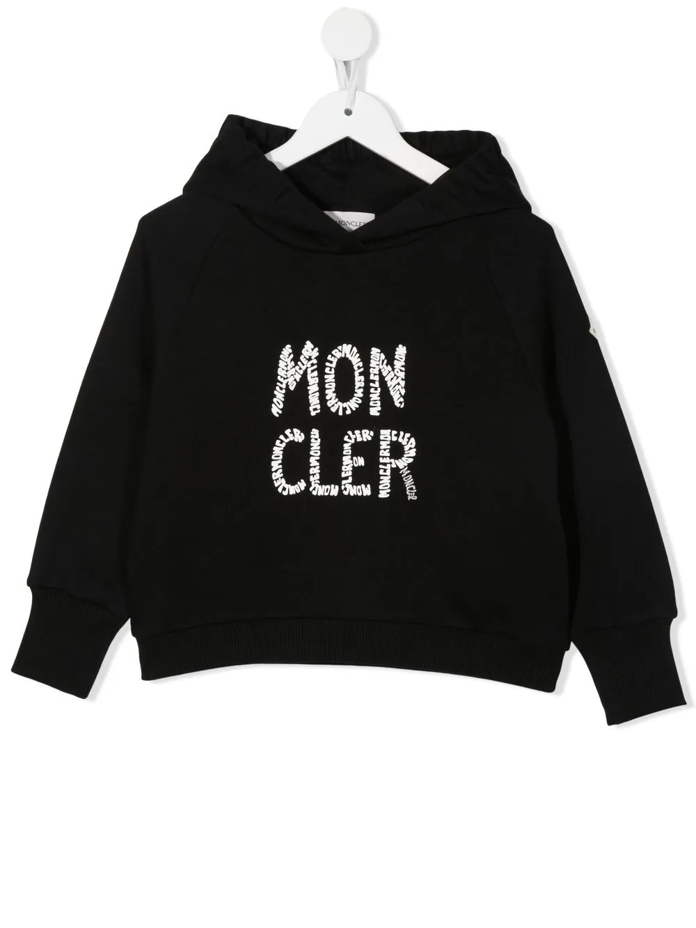 

Moncler Enfant hoodie con logo estampado - Negro