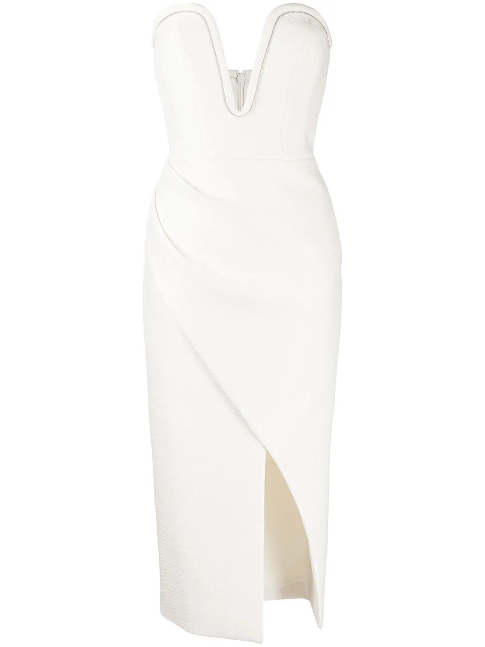 

MANNING CARTELL Cosmic Turn strapless dress - White