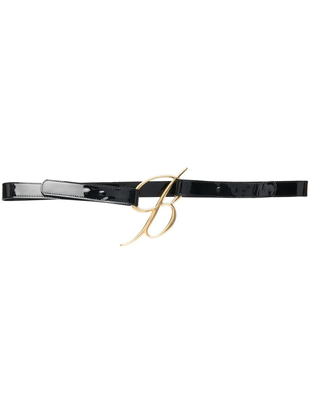 

Blumarine logo plaque belt - Black