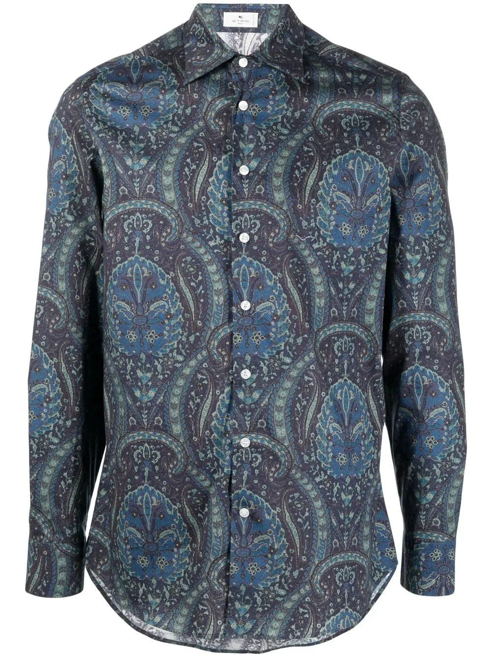 

ETRO camisa con estampado gráfico - Azul