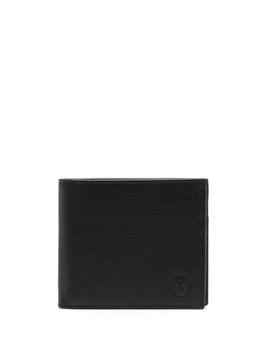 

Timberland debossed-logo folded pebbled wallet - Black