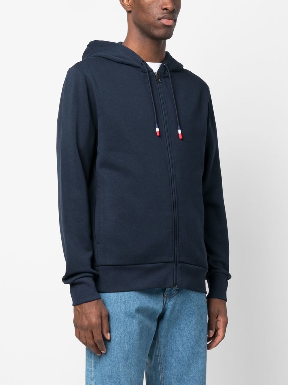 Shop Rossignol Logo-print Zip-up Hoodie In Blue