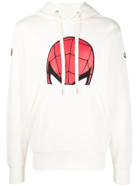Moncler Spider-Man motif hoodie