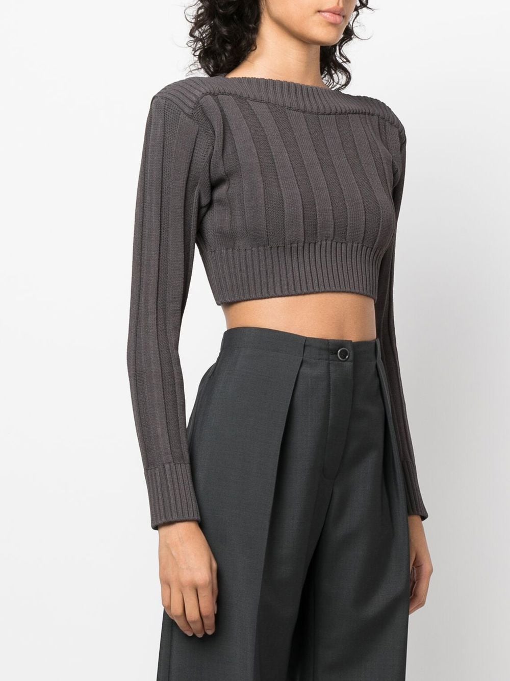 Low Classic Ribbed Cropped Sweater - Farfetch