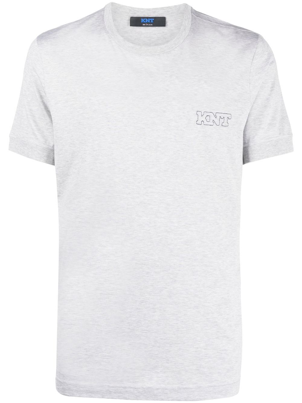 

Kiton playera con logo bordado - Gris