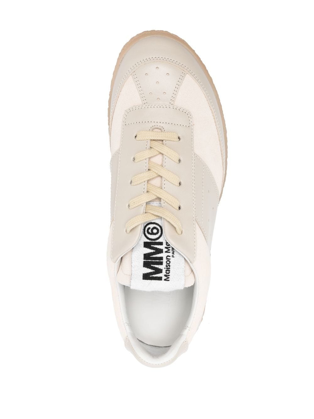 MM6 Maison Margiela perforated-detail low-top Sneakers - Farfetch