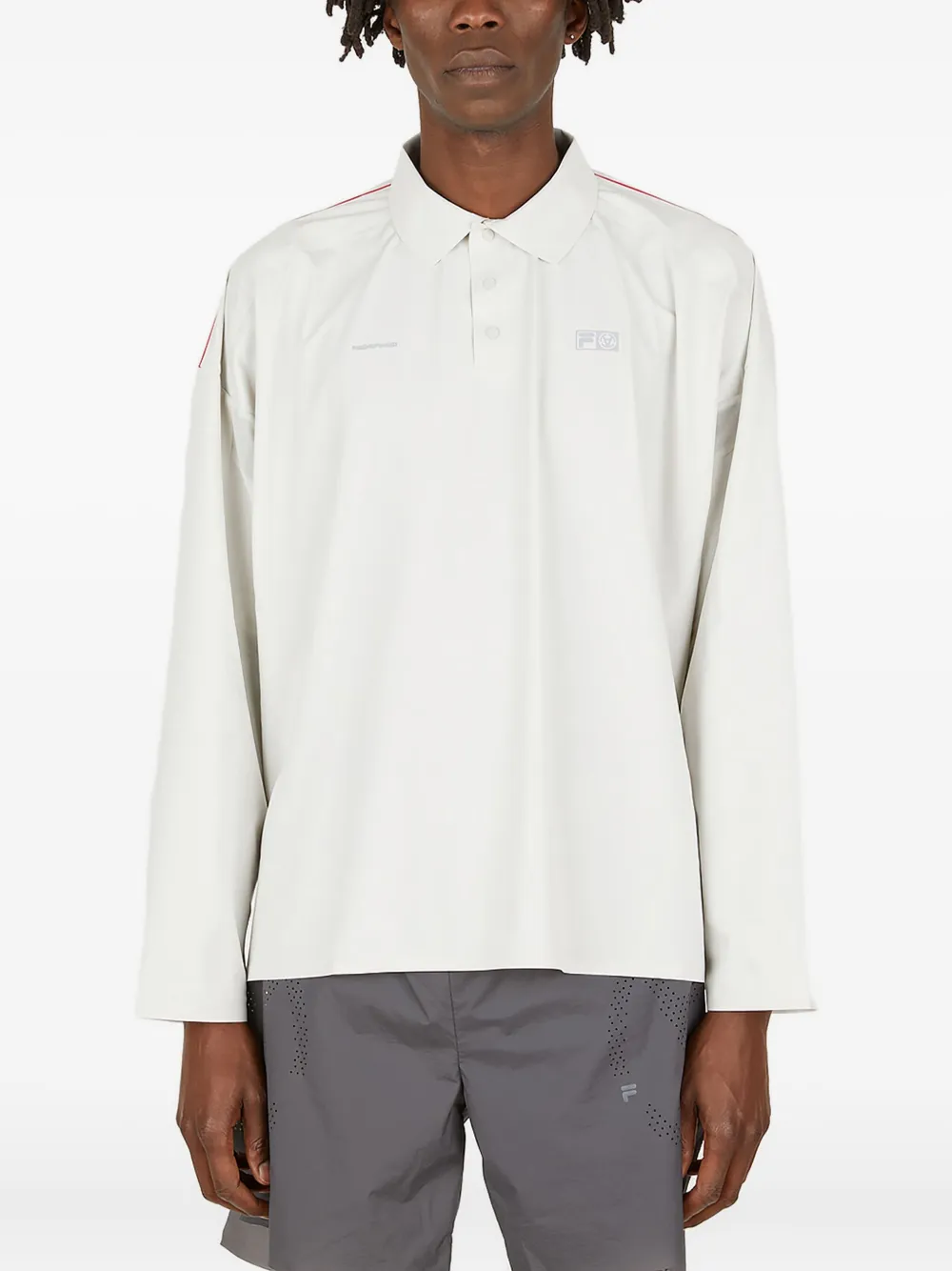 Fila x Slam Jam Redefined polo shirt | White | Image 1