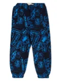 Palm Angels Kids graphic-print track pants - Blue
