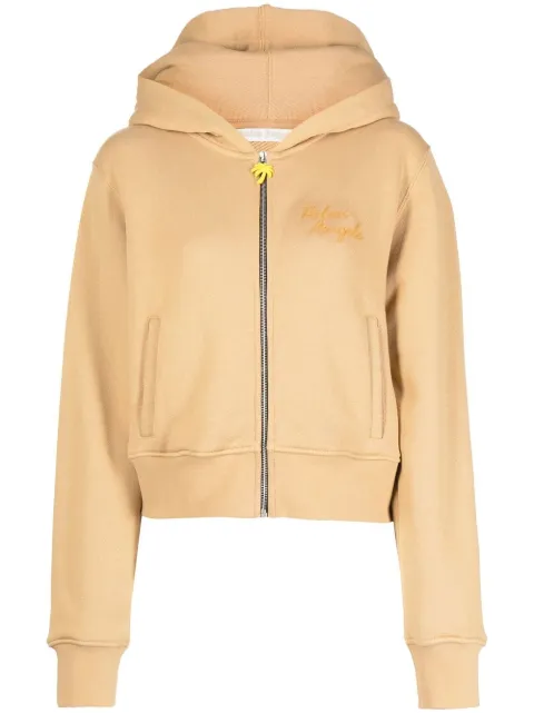 Palm Angels Hoodie mit Logo-Stickerei