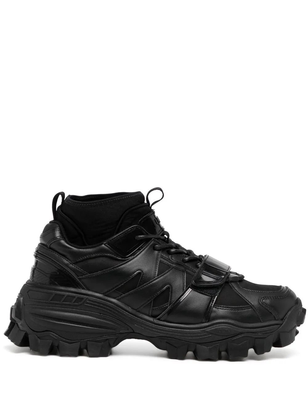 

Juun.J sock-style ankle low-top sneakers - Black