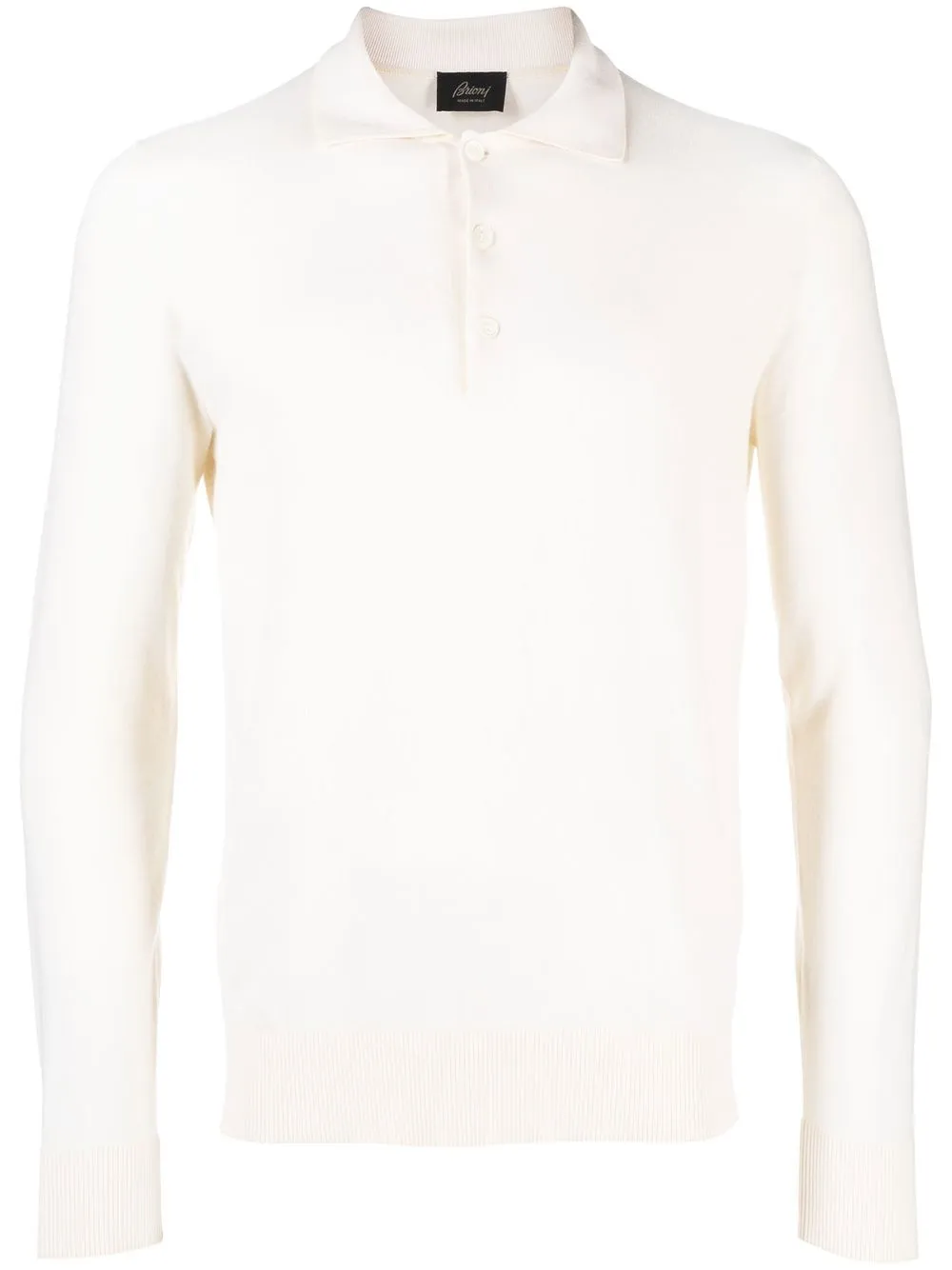 

Brioni cotton-cashmere polo shirt - Neutrals