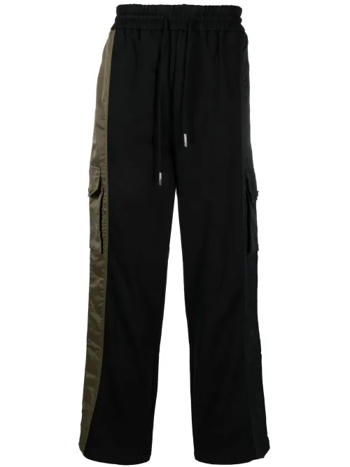 Pantalon droit à poches cargo - Feng Chen Wang - Modalova