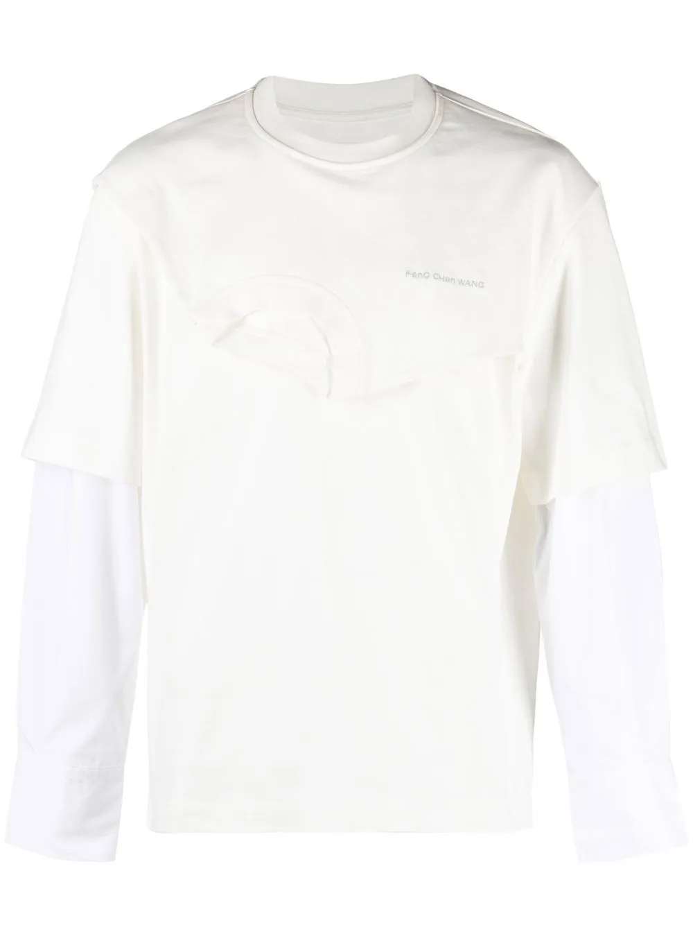 

Feng Chen Wang sudadera con logo bordado - Blanco