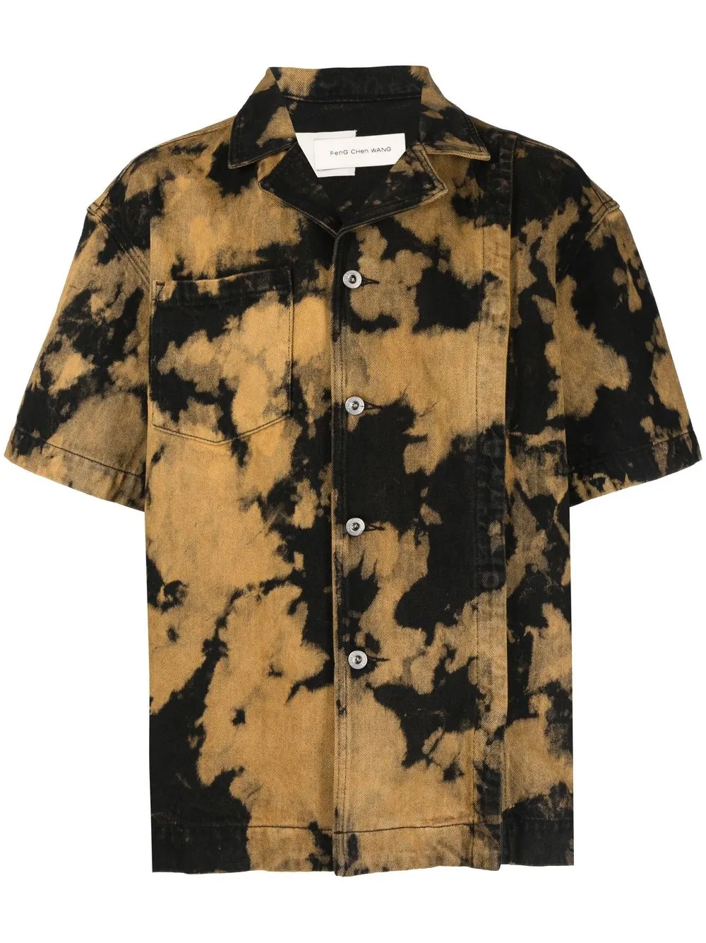 Feng Chen Wang tie-dye Denim Shirt - Farfetch