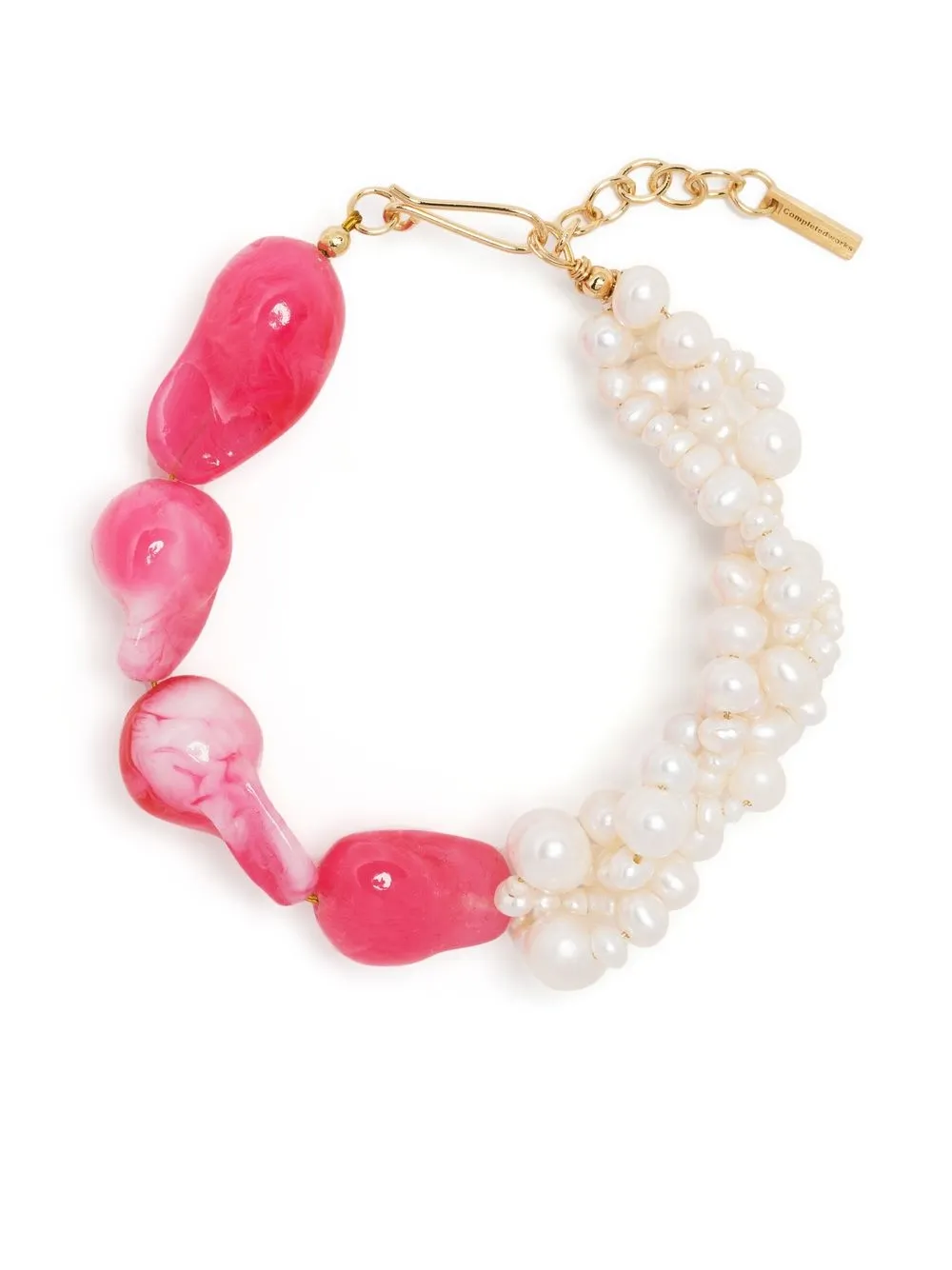 

Completedworks two tone pearl bracelet - Pink