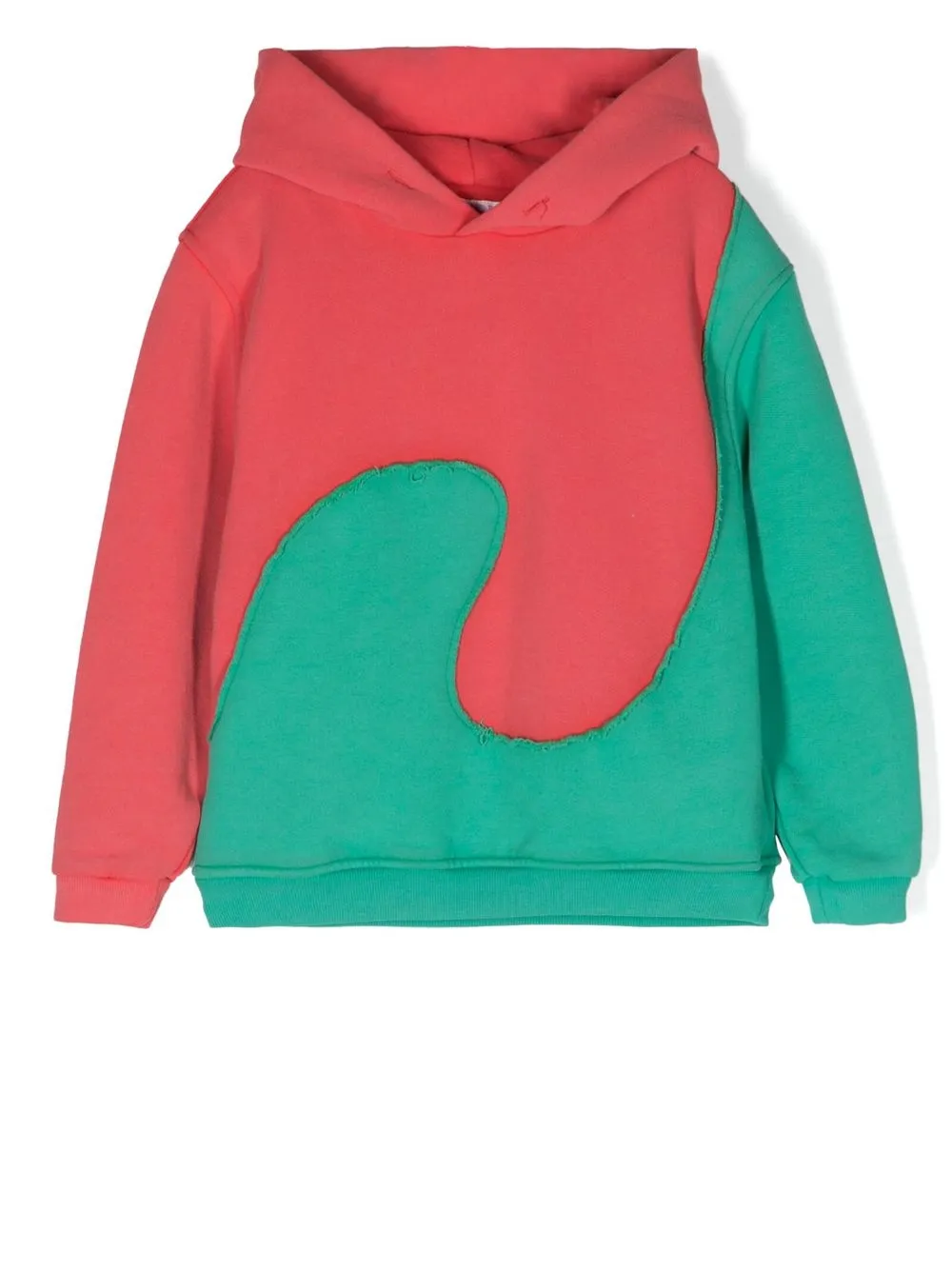 

ERL KIDS Swirl long-sleeve hoodie - Red