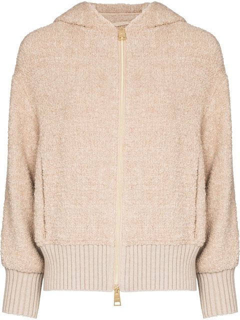 Herno Crimpy zip-fastening hoodie