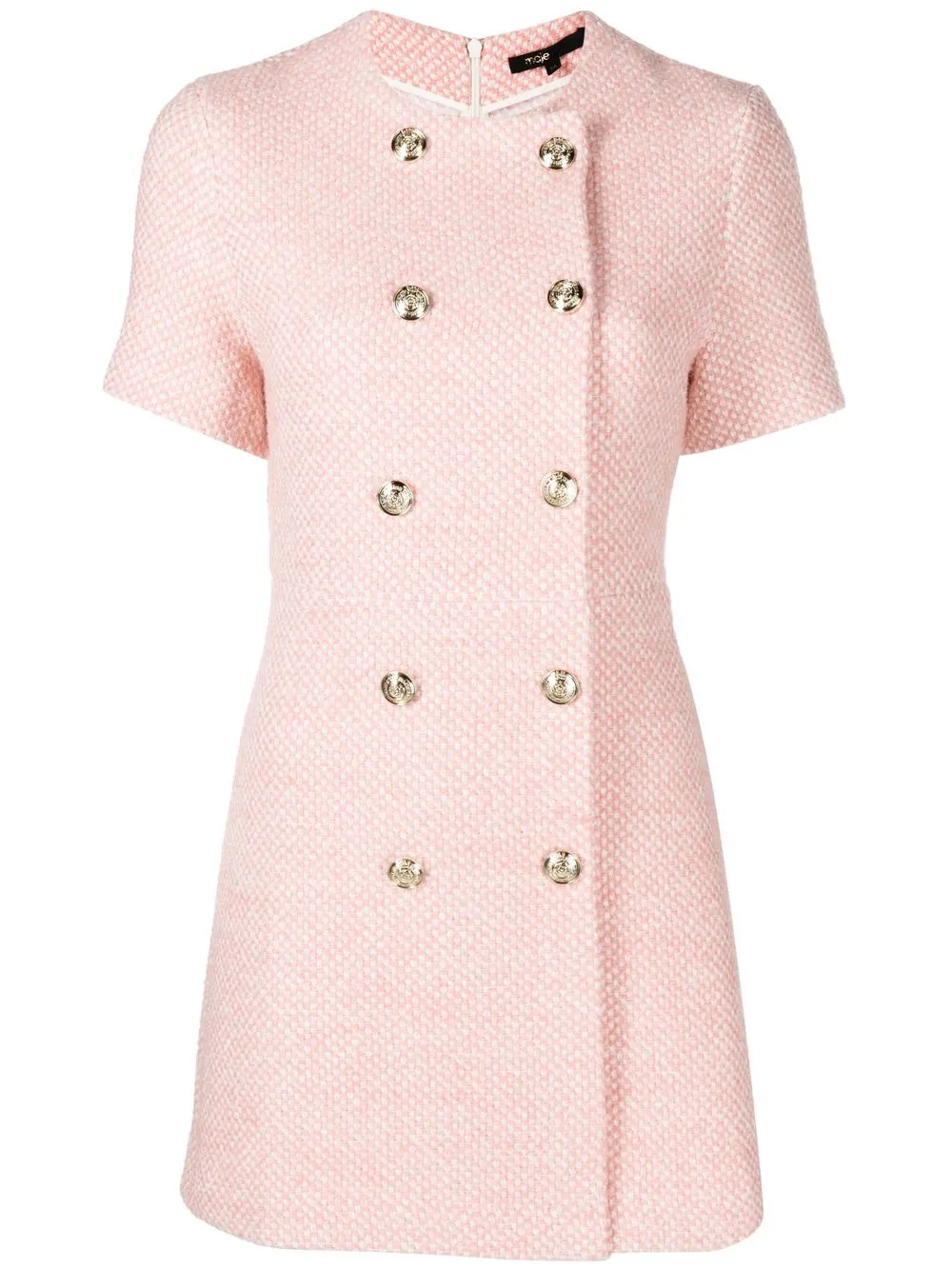 

Maje double-breasted minidress - Pink