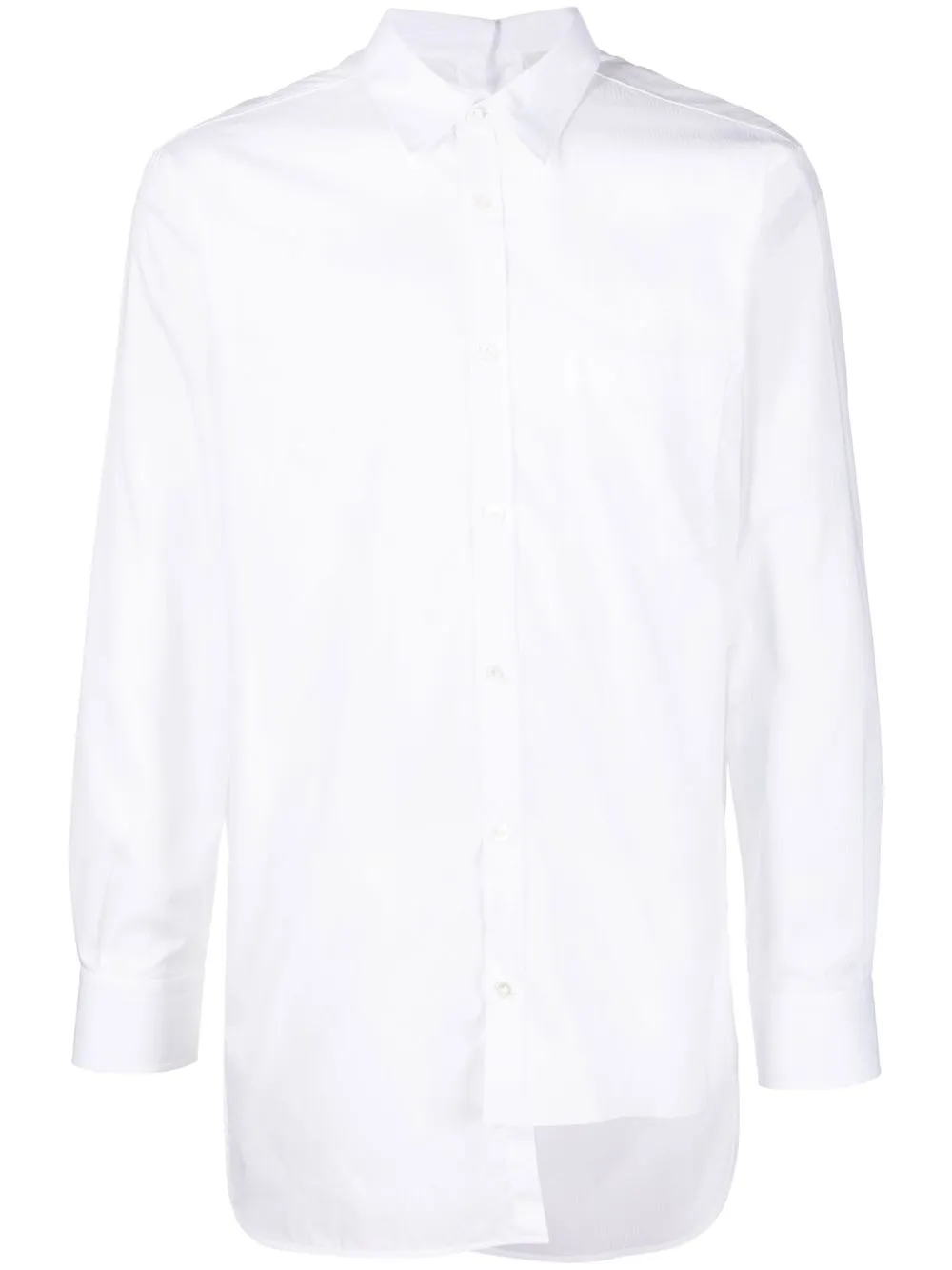 

Lanvin camisa larga asimétrica - Blanco