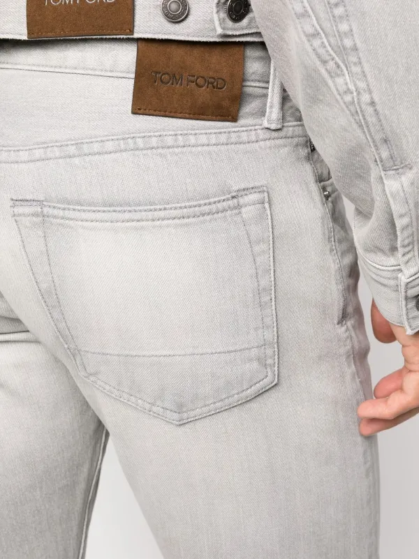 cintura alta nuevo diseño denim jean pantalones flacos en blanco