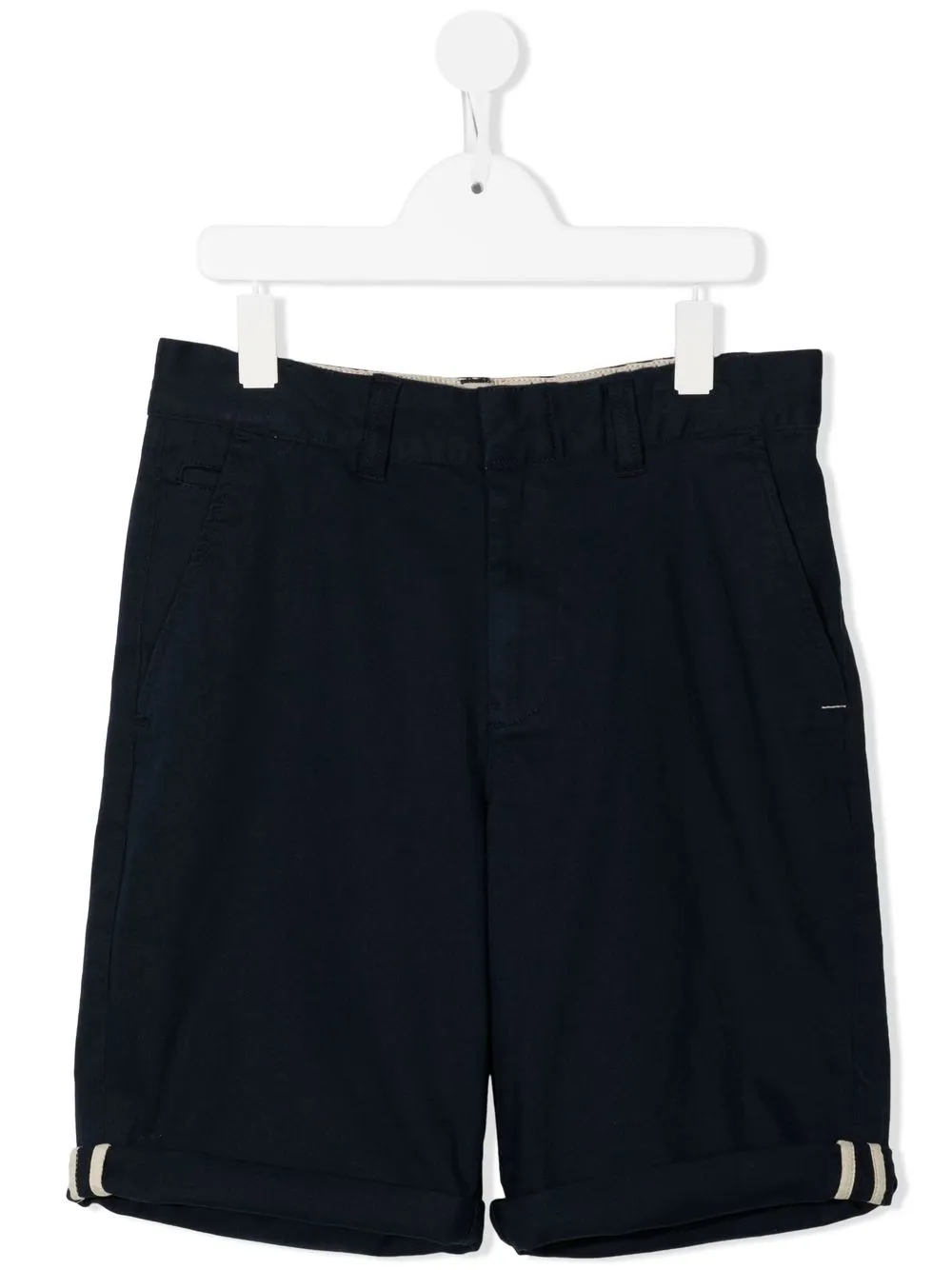 

Molo bermudas rectas con parche del logo - Azul