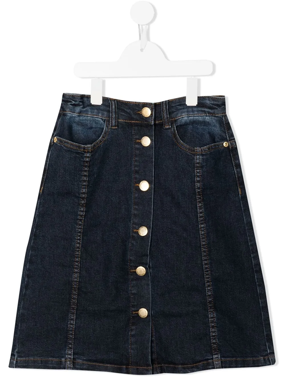 

Molo buttoned denim skirt - Blue