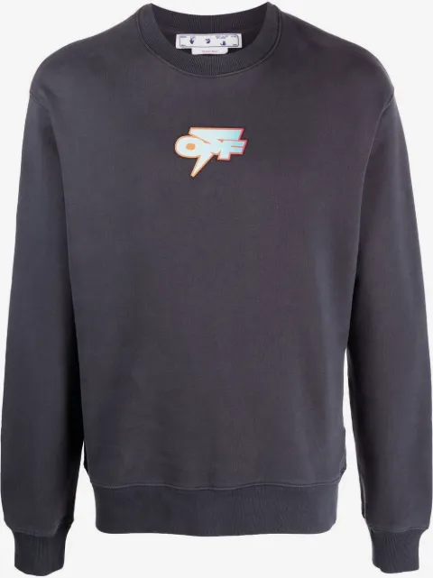 Off-White sudadera con estampado Thund Skate