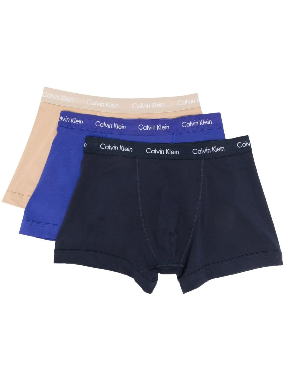 

Calvin Klein Underwear 3 pack logo-waistband boxers - Blue