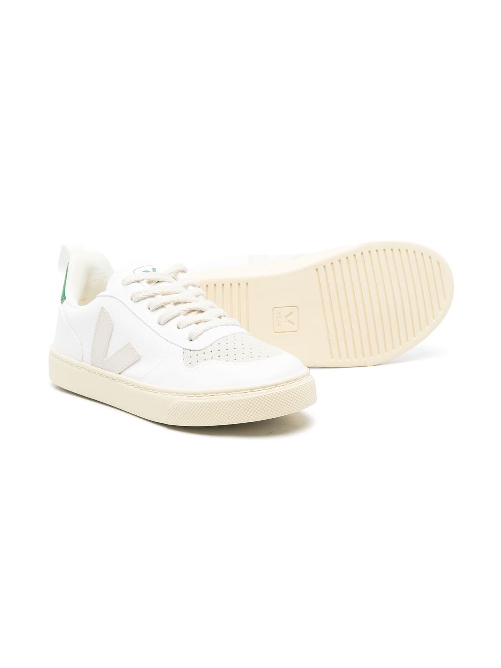 VEJA Kids V-10 low-top sneakers - Wit