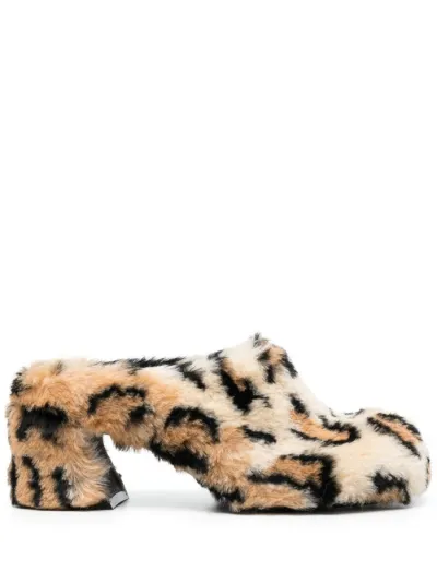 mules leopard print