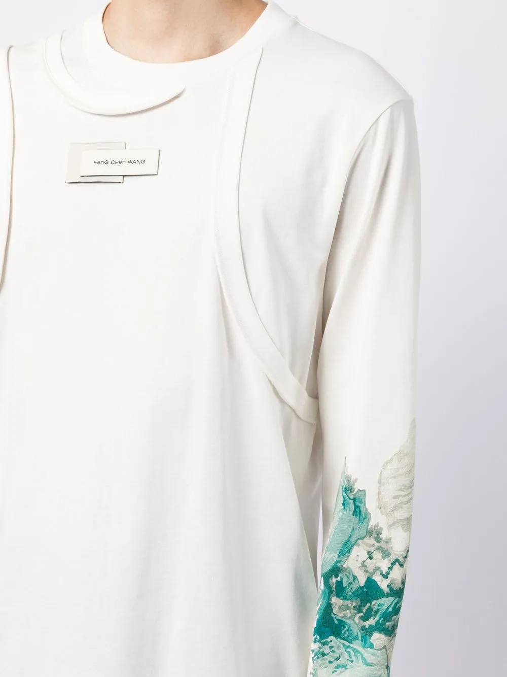 Feng Chen Wang アブストラクトプリント Tシャツ - Farfetch