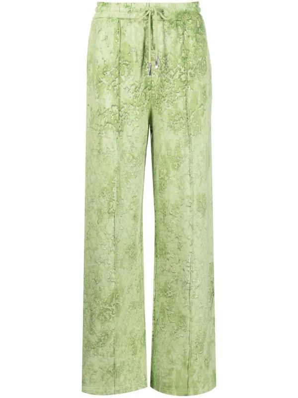 Feng Chen Wang hand-painted wide-leg Track Pants - Farfetch