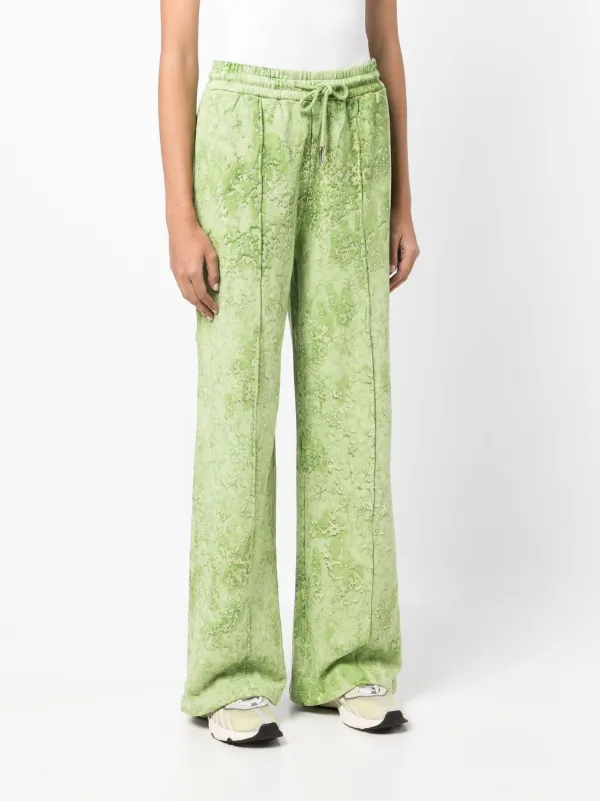 Feng Chen Wang hand-painted wide-leg Track Pants - Farfetch