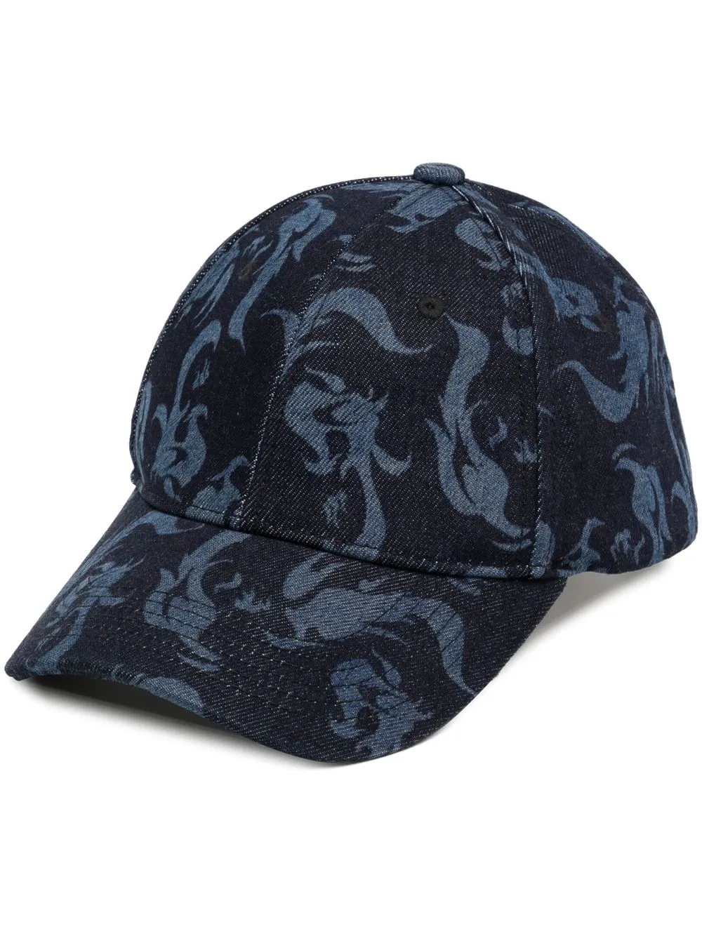 

Feng Chen Wang gorra de mezclilla Phoenix - Azul