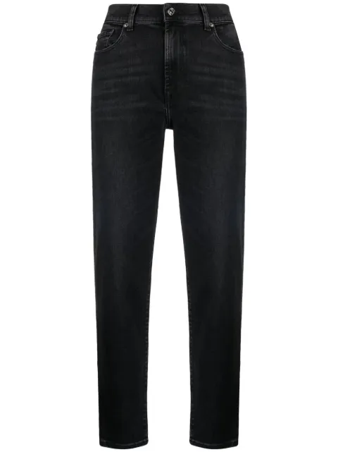 Malia high-waist straight jeans