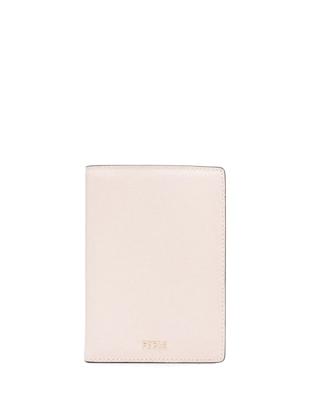 

Furla cartera texturizada plegable - Rosado