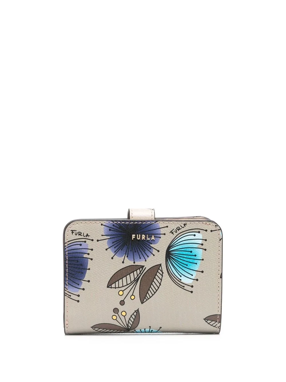 

Furla ballerina-print bifold cardholder - Green