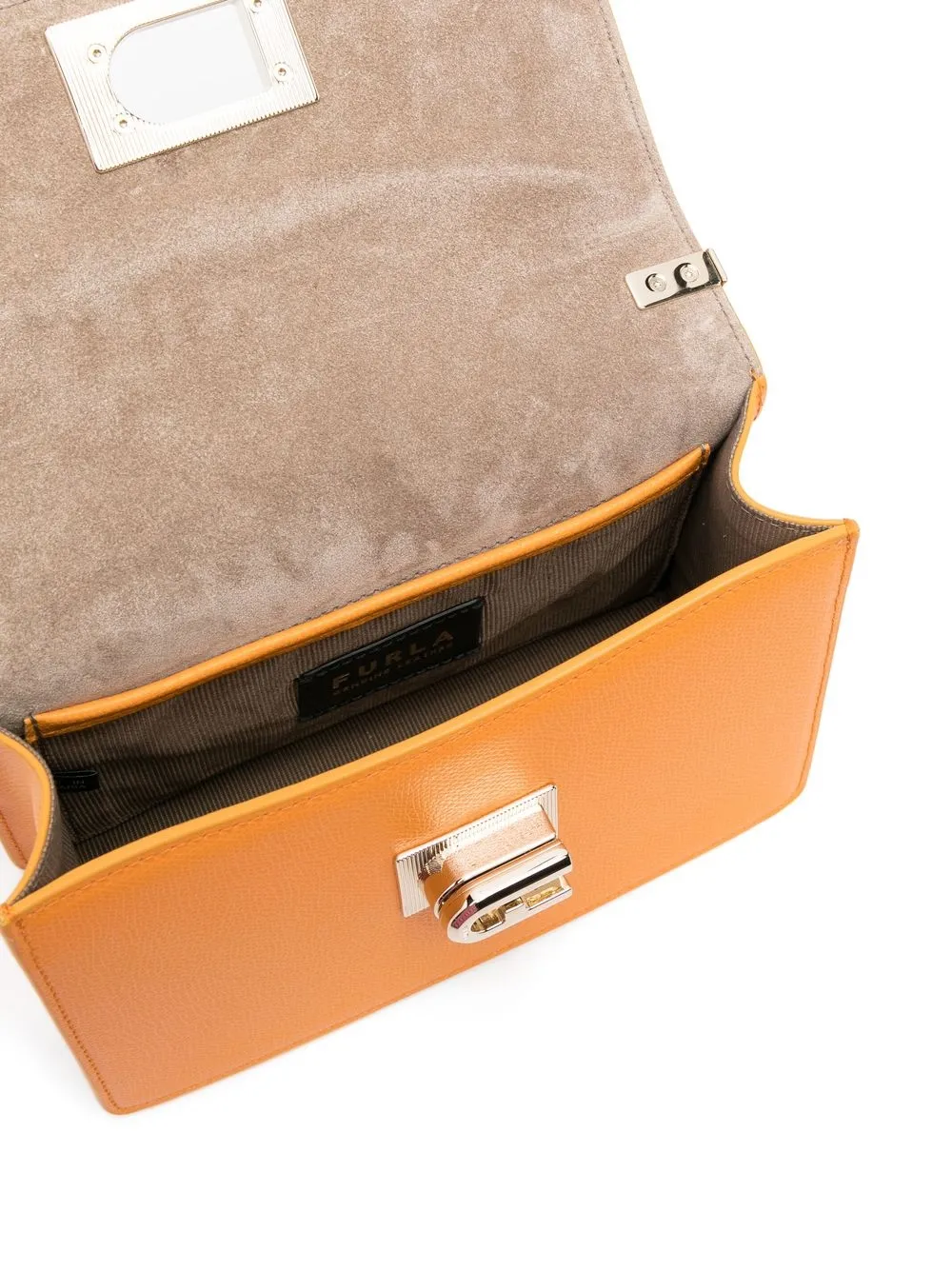 Furla Twistlock Crossbody Bag In Orange ModeSens