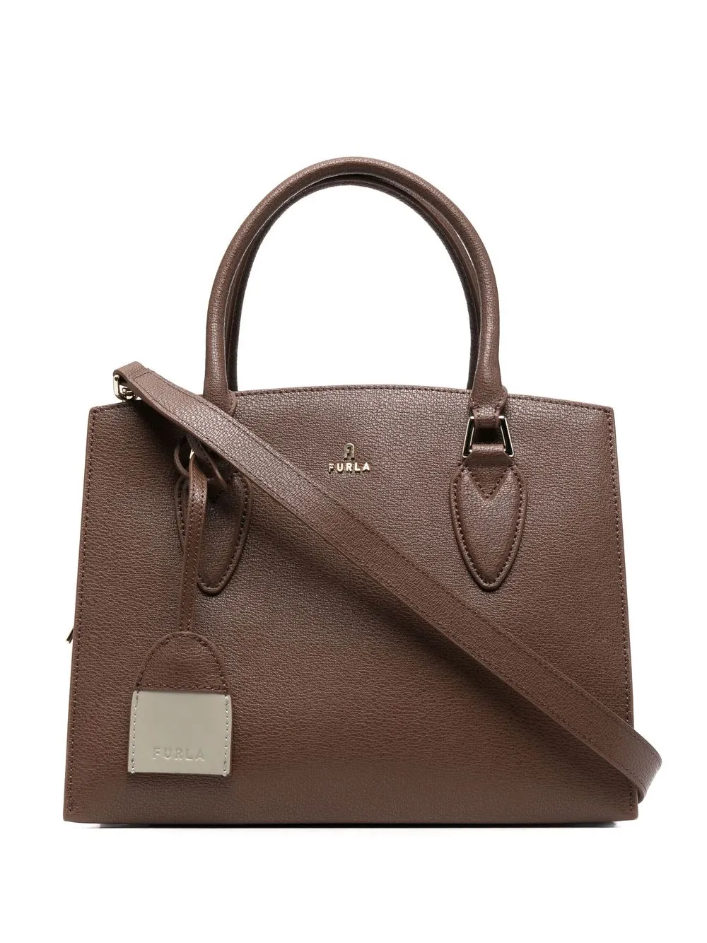 

Furla tote E/W mediana - Marrón