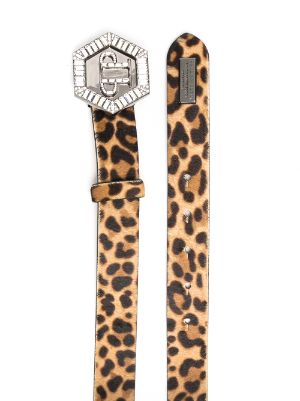 Calvera - Leopard Print Leather Belt