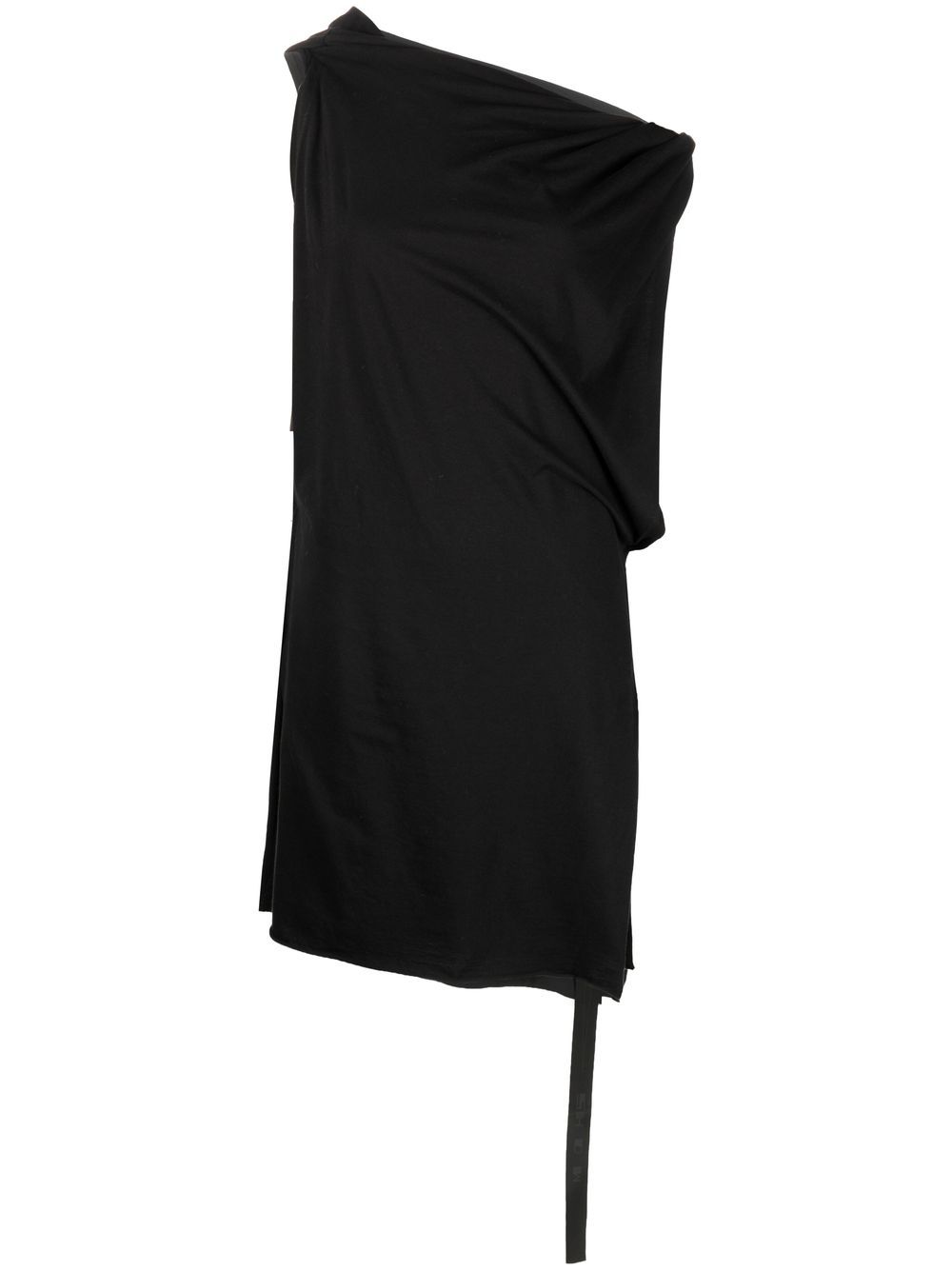 

Rick Owens DRKSHDW vestido corto con panel drapeado - Negro