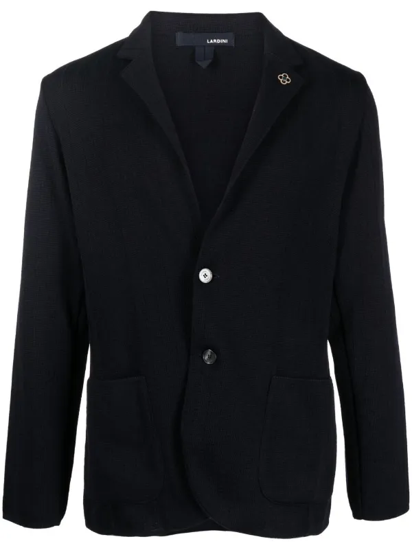 Lardini single-breasted Knitted Blazer 