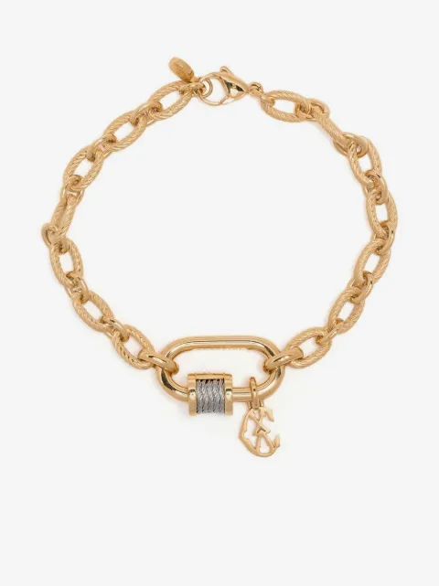 Charriol Forever Lock cable-link bracelet
