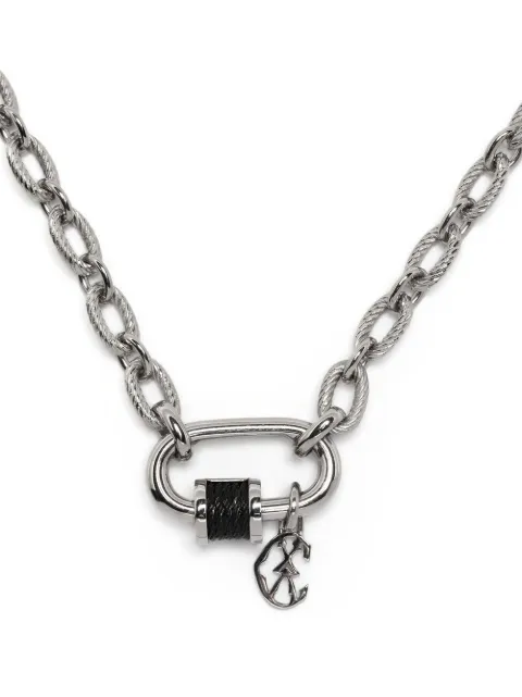 Charriol Forever Lock cable-link necklace