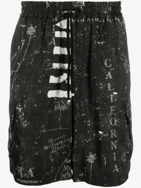 AMIRI abstract-prints bermuda shorts
