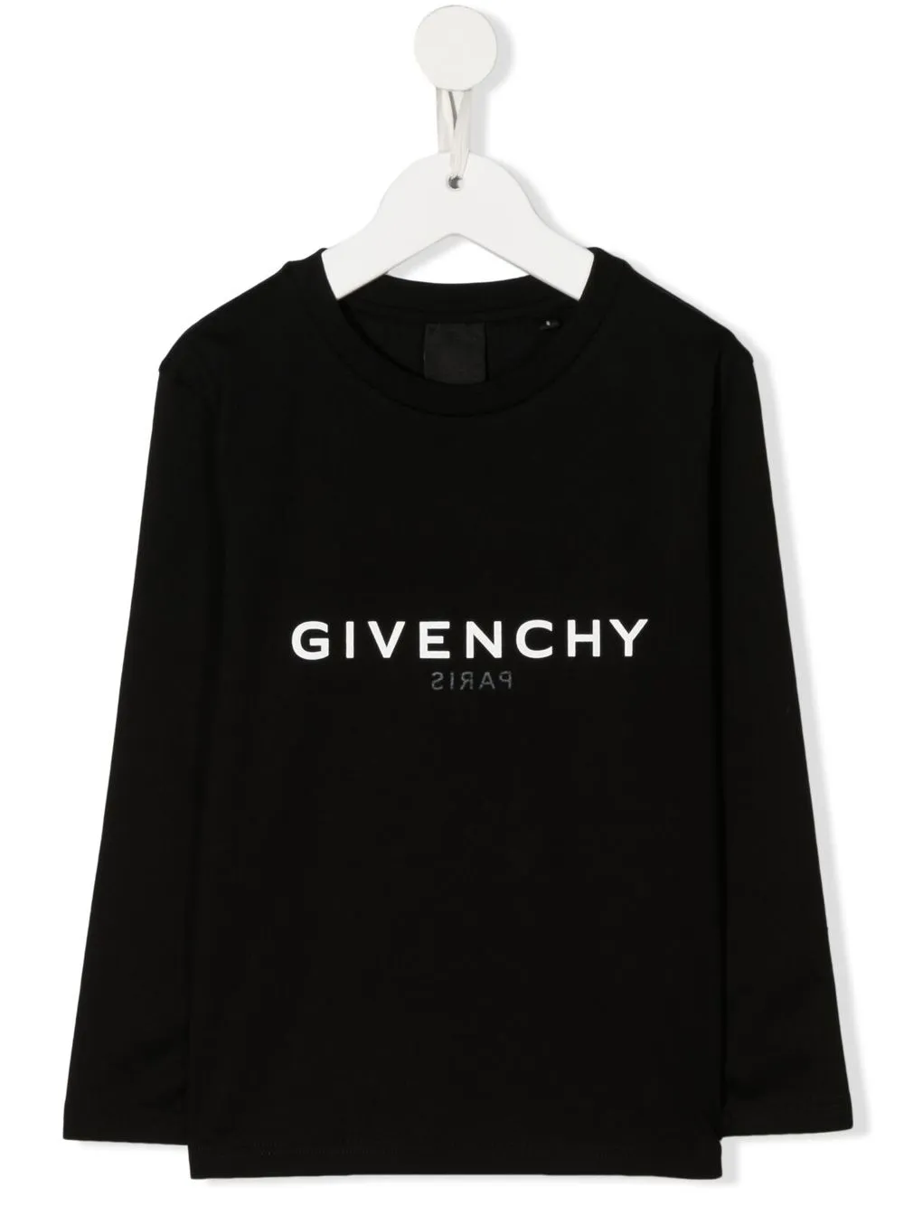 

Givenchy Kids playera con logo estampado - Negro