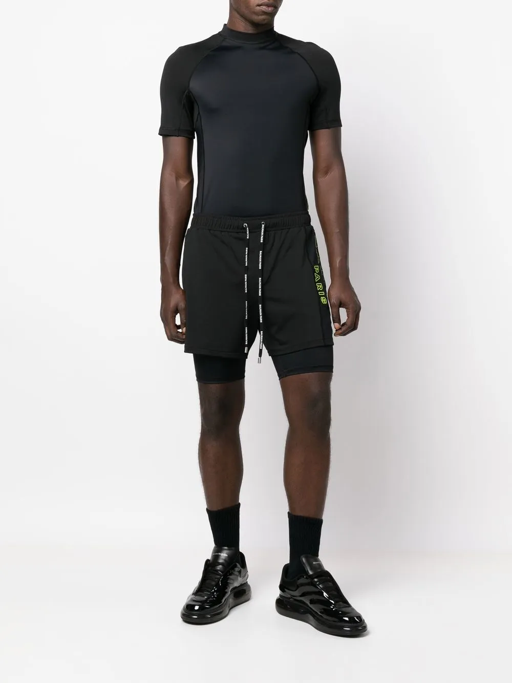 Balmain logoprint Compression Tshirt Farfetch