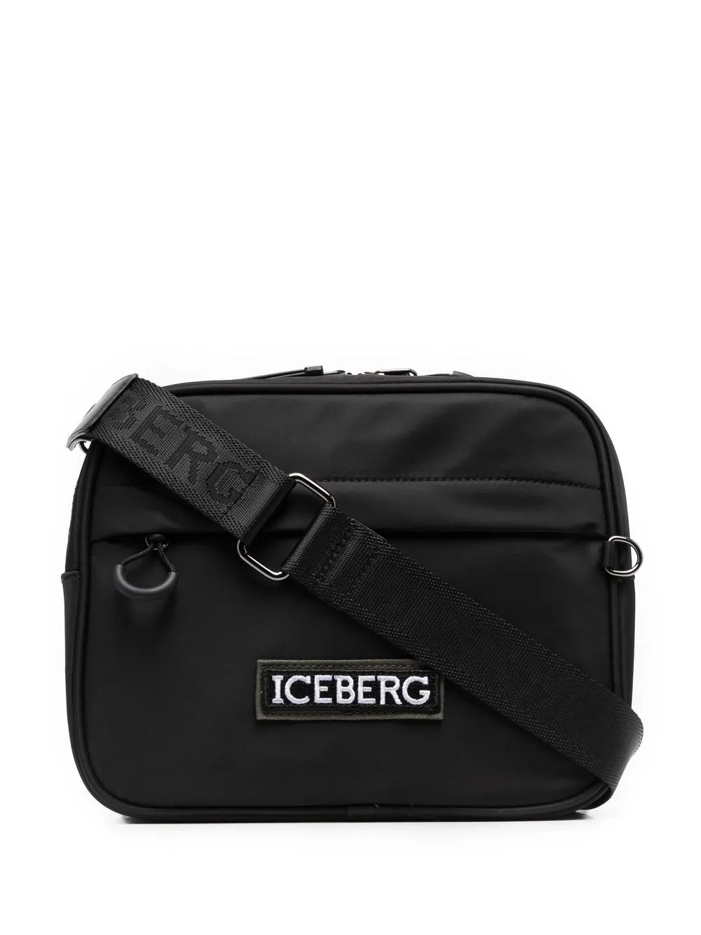 

Iceberg mochila tipo mensajero con logo - Negro