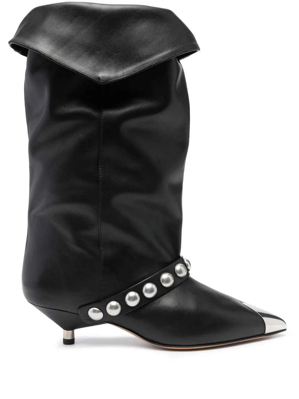 

Isabel Marant botas Leabys estilo cowboy con apliques - Negro