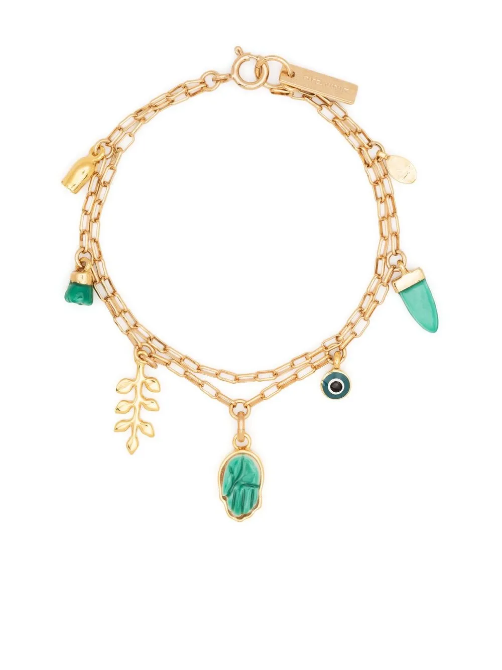 

Isabel Marant pulsera con dije de la suerte - Verde